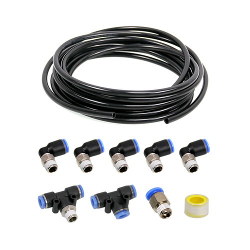 Push lock black vacuum - lock, fitting